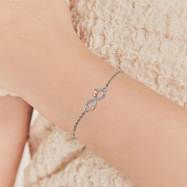 8 Words Infinite Love Bracelet High Sense Fashion Ornament Cute Cat Ornament