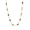 Women's Titanium Steel Retro Simple Natural Stone Necklace