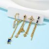 98dfca84-7441-4912-be4e-fcca120da709.jpg Women's Temperament Artistic Sense Chain Star Elements Zirconia Earrings Set