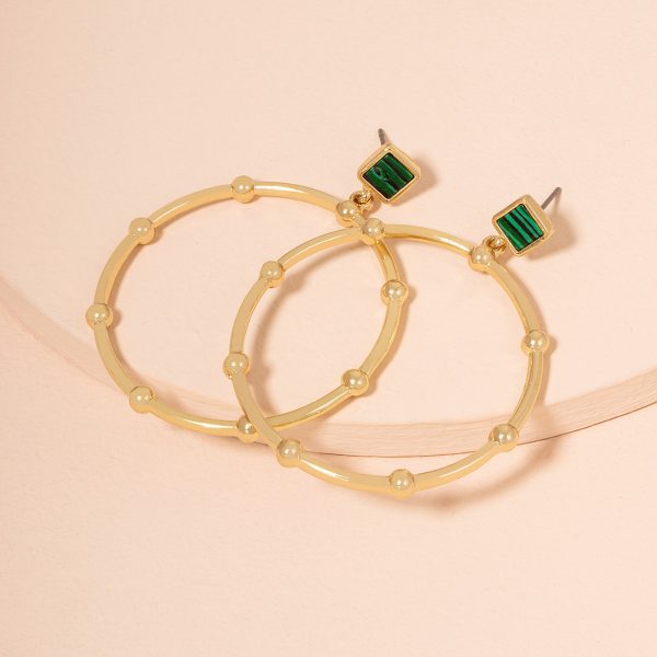 European And American Net Red New Exaggerated Fashion Geometric Circle Earrings