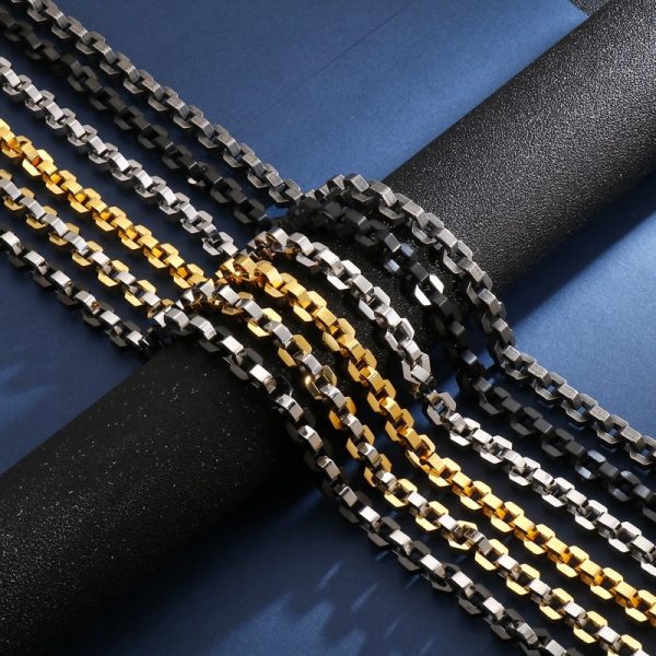 Creative Titanium Steel Unique Geometric Necklace