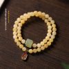 Women's Temperament Wild Six-word Mantra Barrel Beads Small Square Sugar Bead Bracelet