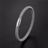 Men's Charm Titanium Steel Wire Bracelet Magnet Socket