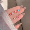 99d3ef46-3305-4848-84f4-a44ad7ffa55b.jpg 925 Silver Needle Color Geometric Square Oval 6 Six-piece Set Of Earrings