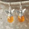 Retro Little Bee Earrings Drop