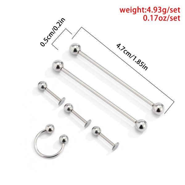 Jewelry Simple Cool Style Geometric Word Set Earrings