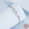 Personality Trend Doppel Herz-phase Buckle Bracelet For Men And Women