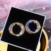 Fashion Simple Ladies Circle Earrings