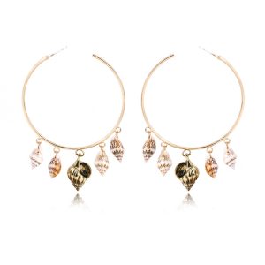 European And American Hot Style Big Circle Earrings Simple Fashion