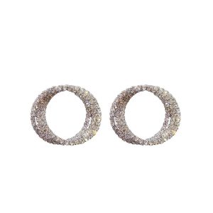 Fashion Simple Ladies Circle Earrings