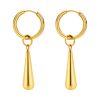Stainless Steel Drop Earrings