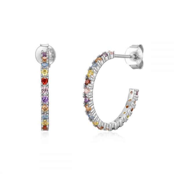 Design Geometry Semi-circle Earrings Female C- Type Trend