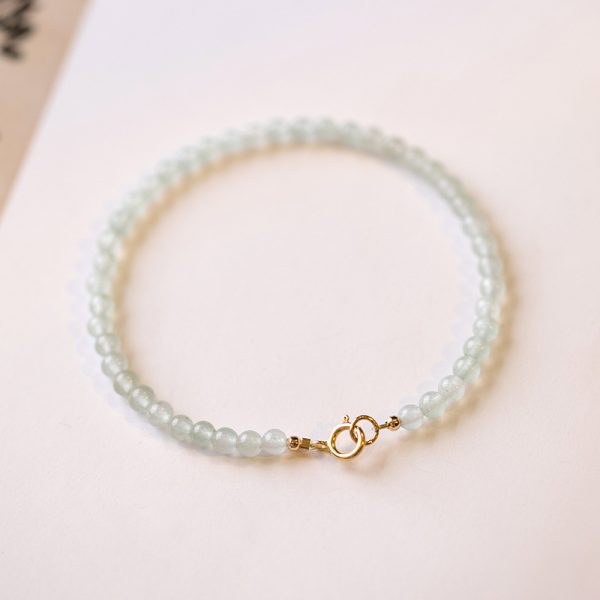 3mm Surface Cutting Beads Aventurine Lucky Beads Very Fine Crystal Retro Style Bracelet