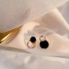 Women's Temperament Geometric Asymmetric Circle Earrings
