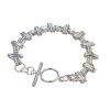 Silver Plated Tic Bracelet Xiaohongshu Same Style Bracelet