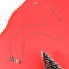 Creative New Santa Christmas Tree Letter Strings Necklace
