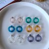 Fashion Niche Temperament Retro Circle Hollow All-match Earrings