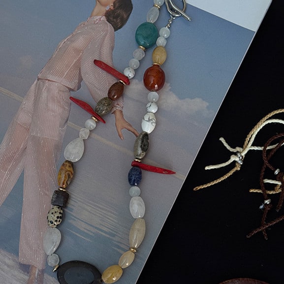 New Chinese Retro Ethnic Style Sweet Cool Personality Design Clavicle Chain