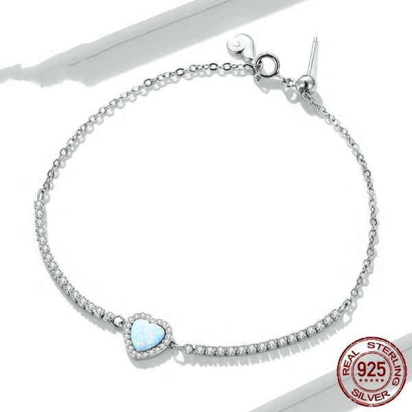 Simple White Gold Plated Zircon Heart-shaped Fashion Ornament