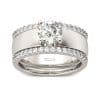 Couple Couple Rings Simple Zircon Three-piece Set