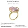 Women's Fashion Personality Baroque Pearl Ring