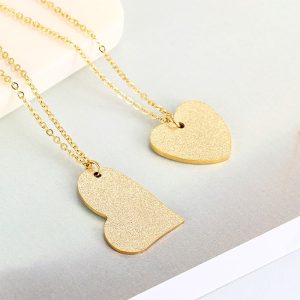 Women's Simple Fashion Japan And South Korea Heart-shaped Necklace