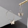 Circle Torus Geometric Exaggerated Earrings
