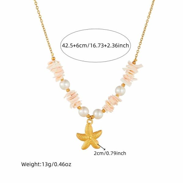 Sun Cherry Love Heart Multi-element Accessories Stainless Steel Necklace