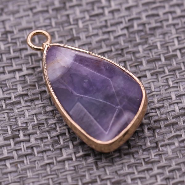 Semi-precious Stone Drop Pendant DIY Jewelry Accessories