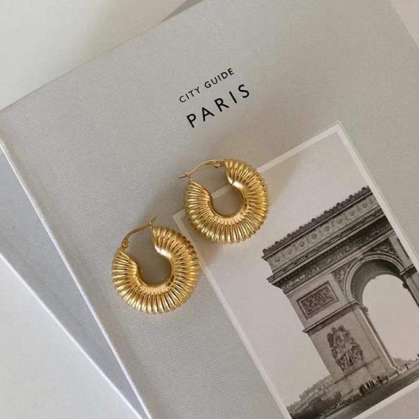 Big Circle Earrings Fashion Street Jewelry In Europe And America