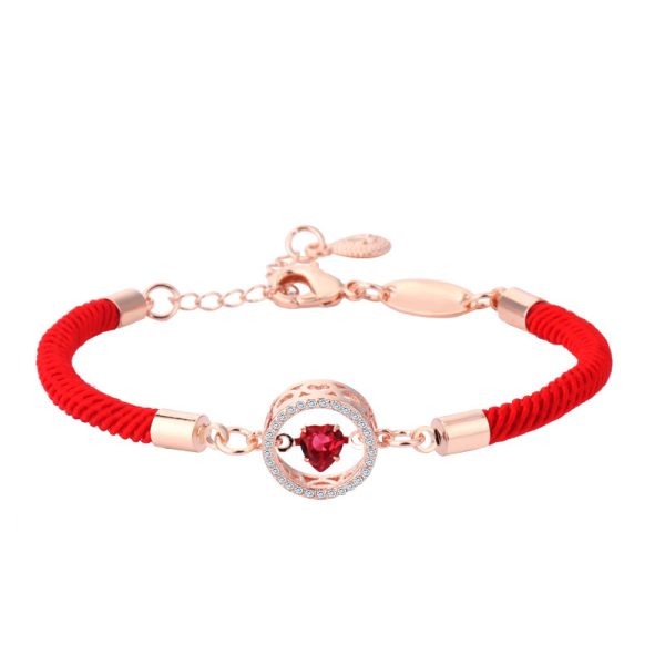 Heart-shaped Smart Red Rope Bracelet Life