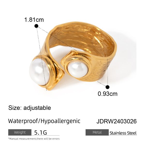 Marine Shell 18K Gold Stainless Steel Bracelet