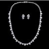 Headwear Set Two-Piece Accessories Necklace Earrings Zircon Jewelry