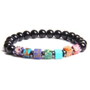 Natural Stone Seven Chakra Bracelet