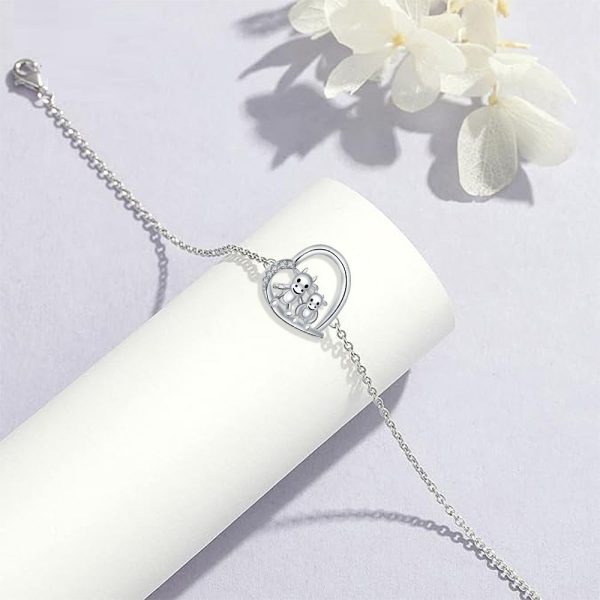 European And American Bracelet High Sense Female With Hearts Cow Bracelet