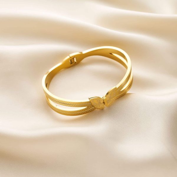 Non-fading Titanium Steel Corrosion Butterfly Bracelet