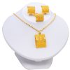 Bridal Luxury Jewelry Suit Women's Wedding Gold
