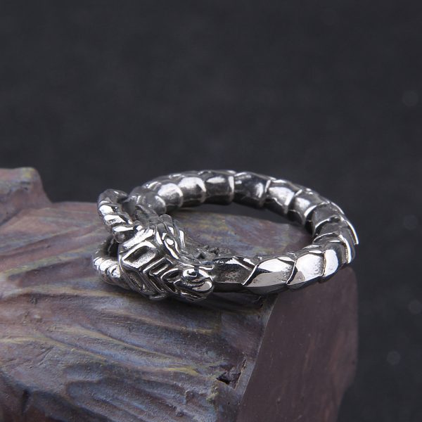 Hot Sale Ring Norwegian Myth Dragon Ethnic Style Charm