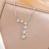 Fashion Temperament Multiple XINGX Creative Diamond Pentagram Clavicle Chain