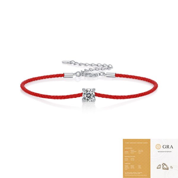 New Fashion Moissanite Rope Temperament Entry Lux Bracelet