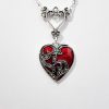 Personalized Victorian Heart-shaped Necklace