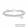 Stainless Steel Handmade Chain Thick Bracelet Hip Hop