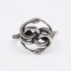 European And American Personalized Retro Internet Hot Double Snake Ring Cold Wind