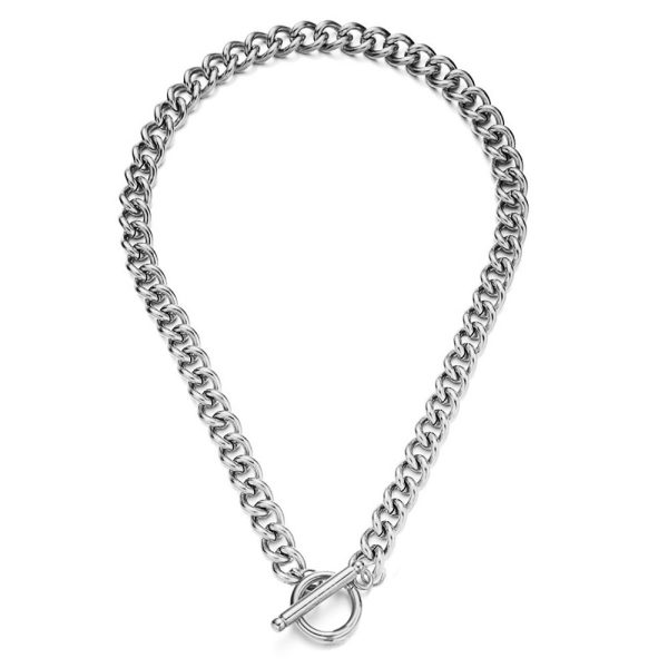 Ins Niche Hip Hop Design Stainless Steel Thick Chain