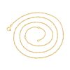 Simple White-plated Gold Universal Silver Single Chain Necklace