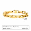 Stainless Steel Creative Bracelet Simple Square Chain