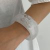Female Retro Exaggerated Irregular Dyed Resin Bracelet