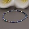 Semi-precious Stone Lucky Stone Bead Women's Colorful Beaded Bracelet