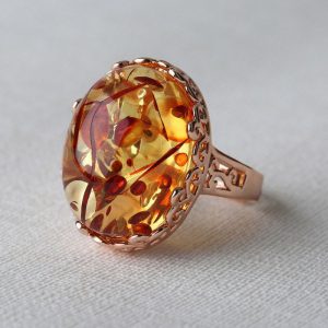 Beeswax Ring Men's And Women's Amber Ring Ethnic Style