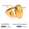 Women's Exaggerated European And American Stainless Steel Open Ring